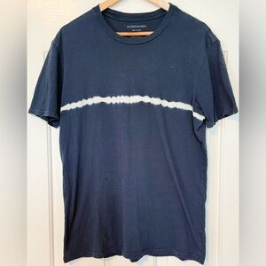 Outerknown Organic Cotton Tie-Dye Stripe Tee – Made in USA (L)